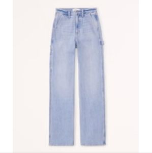 Abercrombie and Fitch High Rise 90s Relaxed Carpenter Jean 28 | 6